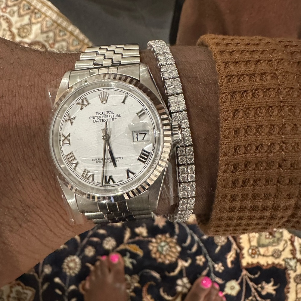 Rolex Datejust Silver Dial with Black Numerals